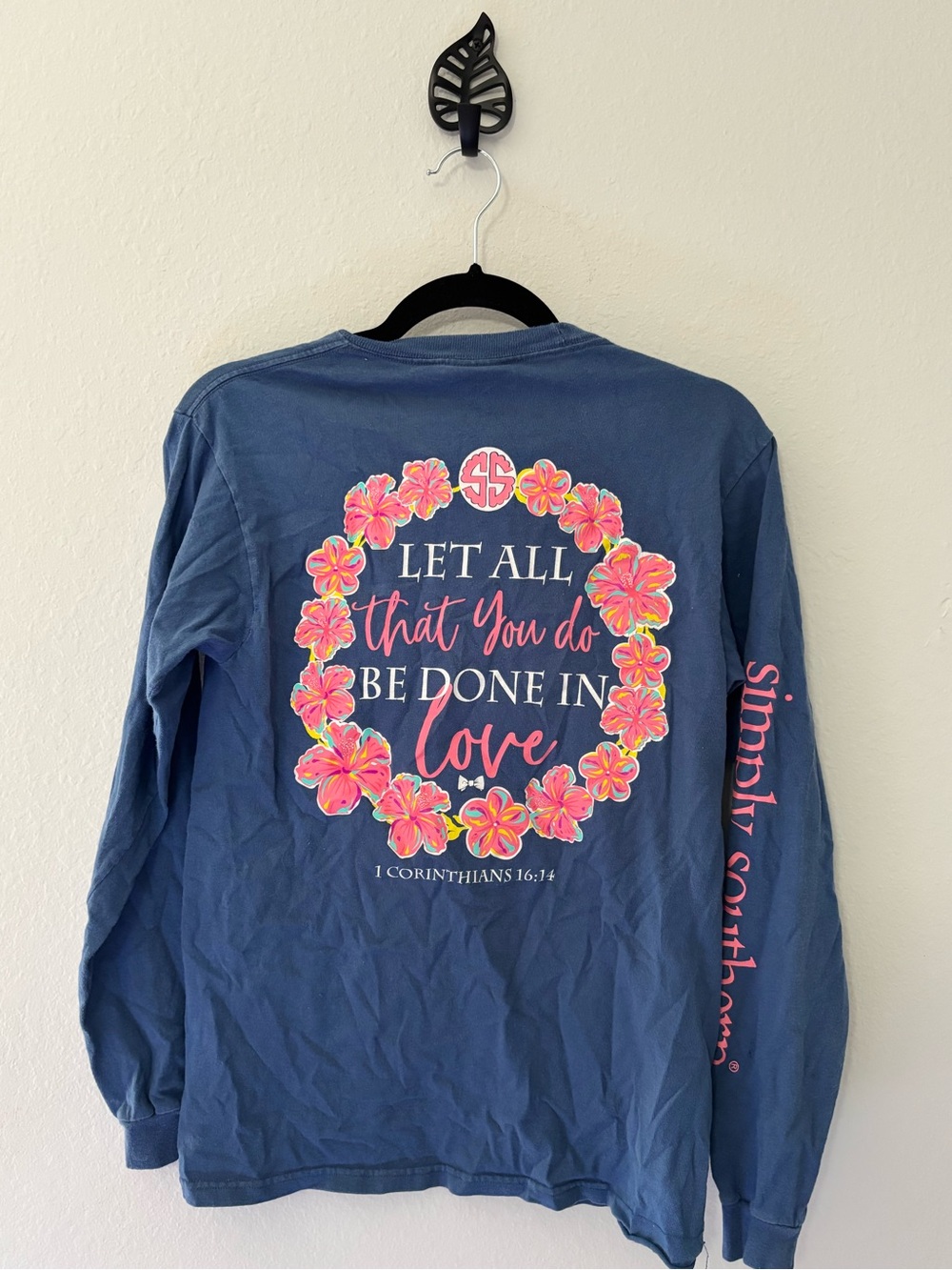 EUC Simply Southern Long Sleeve Tee “Love” Sz S